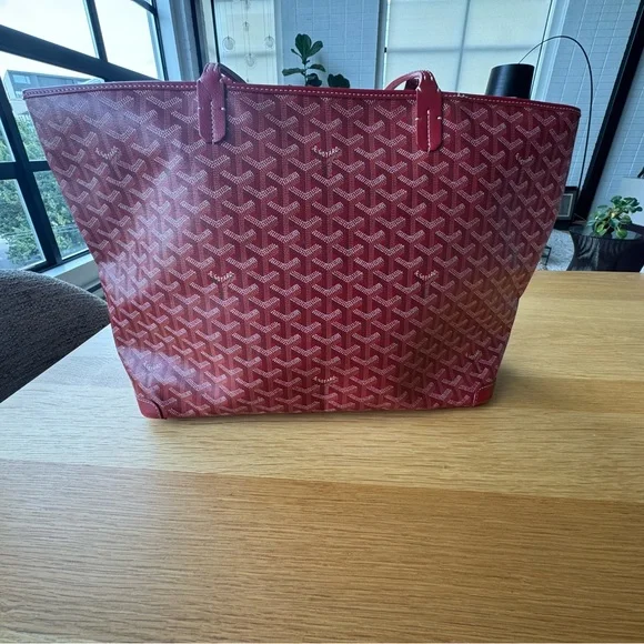 Goyard Artois MM Tote – Red – Authentic – Excellent Condition - Picture 10 of 11